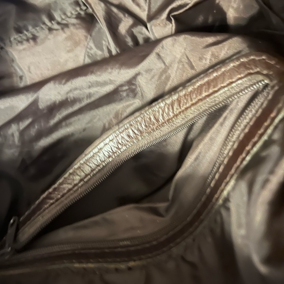 African Springbok Fur Women's Large Satchel Brown Shoulder Bag - Picture 10 of 11